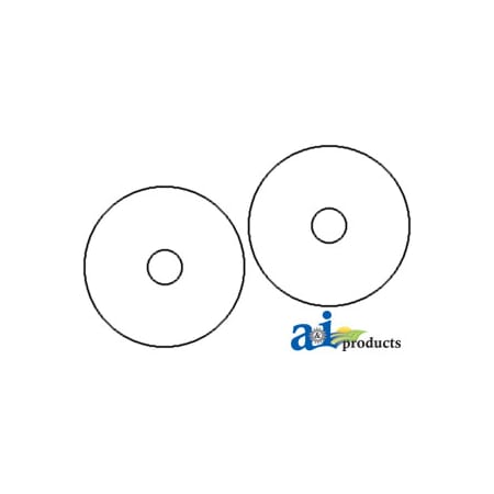 A & I Products Gasket, Hydraulic Lift Cover Gasket 3" x3" x1" A-C5NN518B
